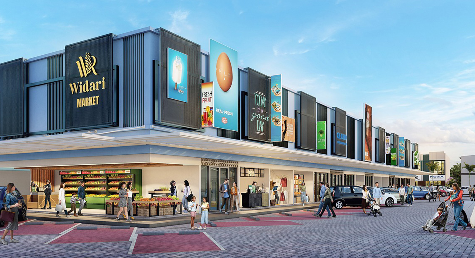 widari residence - komersil area