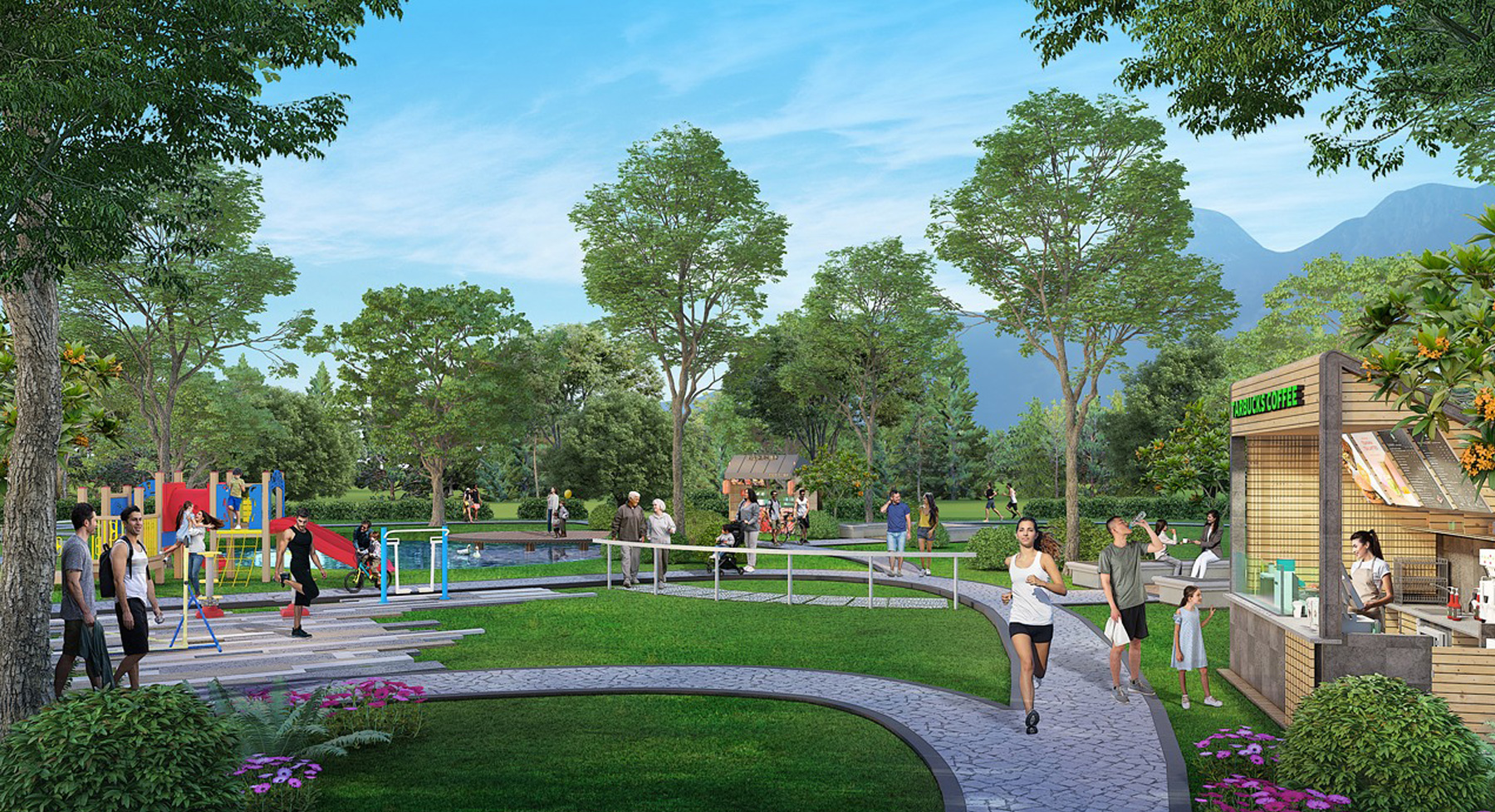 widari residence - public park